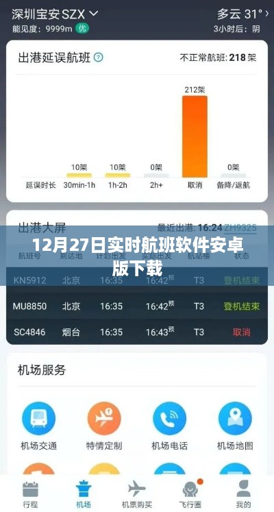 安卓版实时航班软件下载，最新更新版上线