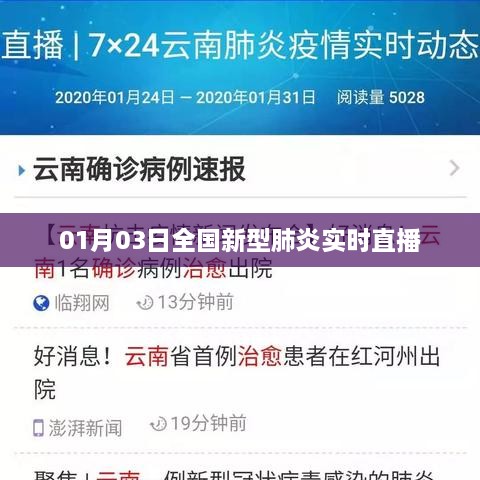 全国新型肺炎实时直播更新情况 01月03日最新动态