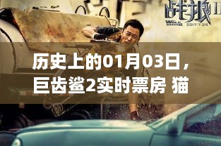 巨齿鲨2实时票房数据，历史01月03日猫眼新动态