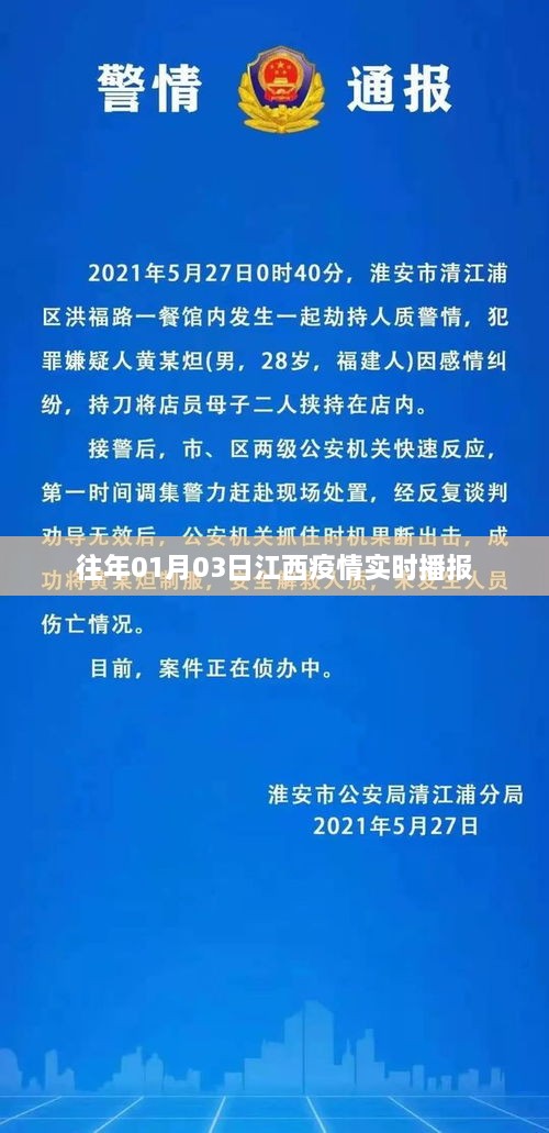 江西疫情实时播报数据更新（日期，往年01月03日）