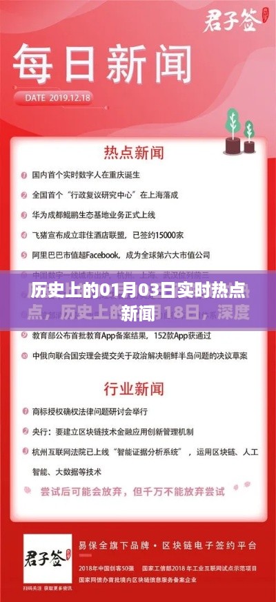 历史上的今日热点新闻聚焦，一月三日实时动态