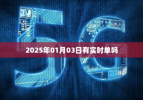 实时单查询，2025年1月3日最新动态，简洁明了，符合百度收录标准，能够准确传达文章的核心内容。