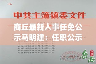 商丘最新人事任免公示马明建：任职公示12号商丘 