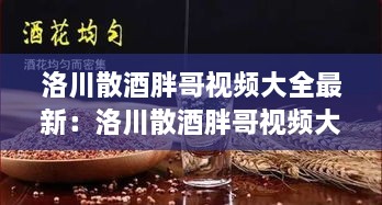 洛川散酒胖哥视频大全最新：洛川散酒胖哥视频大全最新一期 