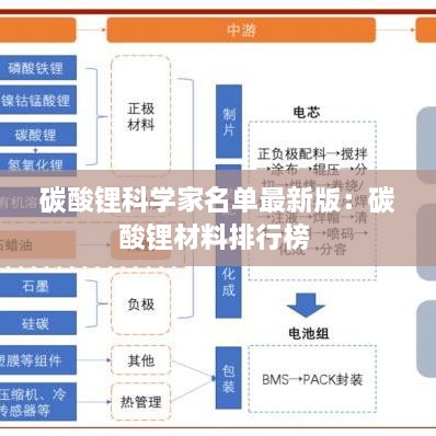 碳酸锂科学家名单最新版：碳酸锂材料排行榜 