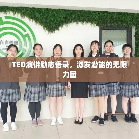 TED演讲励志语录，激发潜能的无限力量