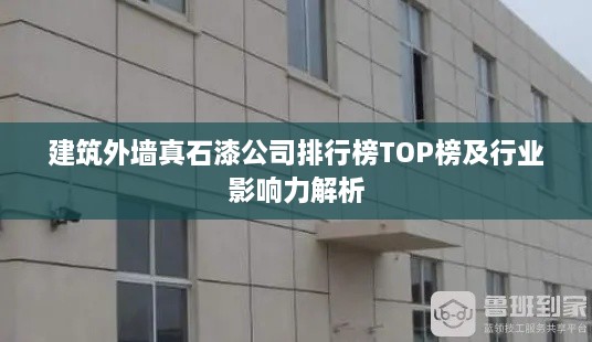 建筑外墙真石漆公司排行榜TOP榜及行业影响力解析