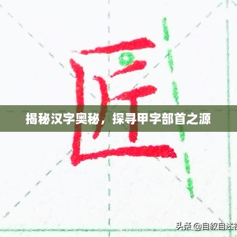 揭秘汉字奥秘，探寻甲字部首之源