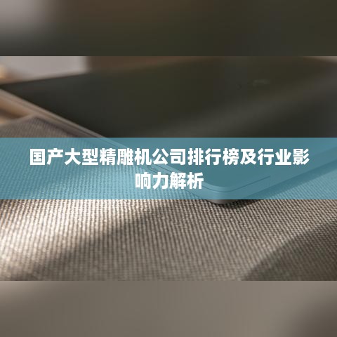 国产大型精雕机公司排行榜及行业影响力解析