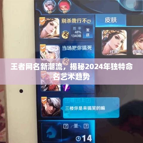 王者网名新潮流，揭秘2024年独特命名艺术趋势