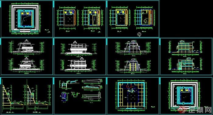 古建筑cad图纸_快捷问题方案设计_开发版30.37.82