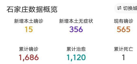 石家庄疫情最新情况最新消息今天，石家庄疫情最新情况