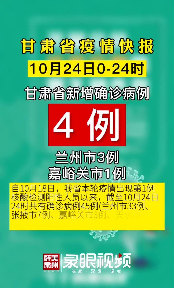 甘肃兰州疫情最新动态，11月6日疫情快报与防控指南更新