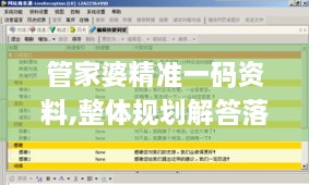 管家婆精准一码资料,整体规划解答落实_HJU3.56.50确认版