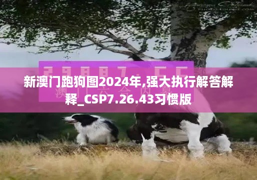 新澳门跑狗图2024年,强大执行解答解释_CSP7.26.43习惯版