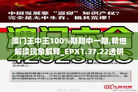 澳门王中王100%期期中一期,精细解读现象解释_EPX1.37.22透明版