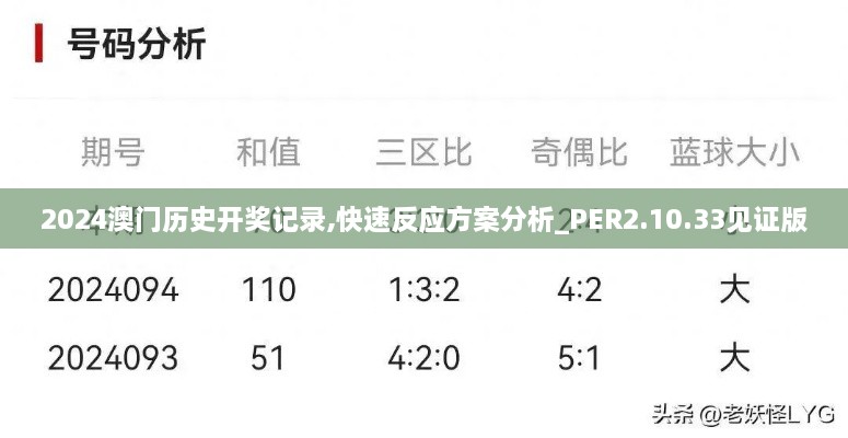 2024澳门历史开奖记录,快速反应方案分析_PER2.10.33见证版