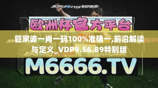 管家婆一肖一码100%准确一,前沿解读与定义_VDP9.56.89特别版