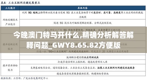 今晚澳门特马开什么,精确分析解答解释问题_GWY8.65.82方便版