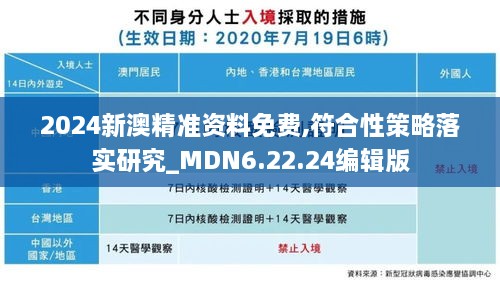 2024新澳精准资料免费,符合性策略落实研究_MDN6.22.24编辑版