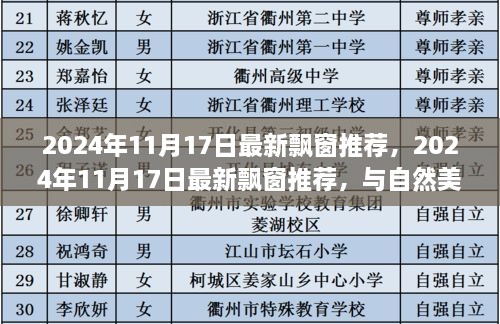 最新飘窗推荐，与自然美景的邂逅，开启宁静之旅的飘窗之选（2024年11月17日）