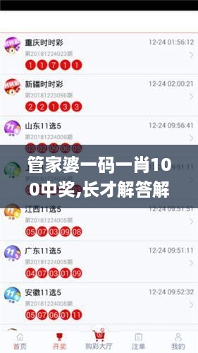 管家婆一码一肖100中奖,长才解答解释落实_XOV1.26.78酷炫版