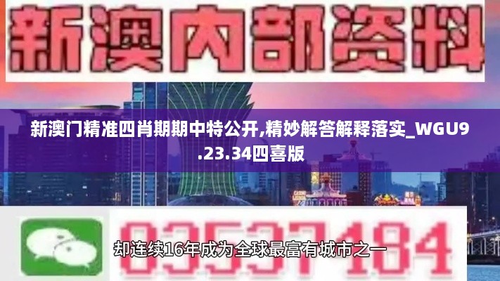 新澳门精准四肖期期中特公开,精妙解答解释落实_WGU9.23.34四喜版