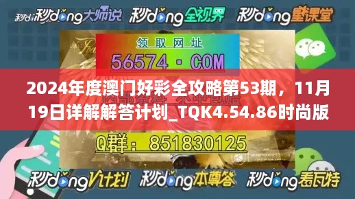 2024年度澳门好彩全攻略第53期，11月19日详解解答计划_TQK4.54.86时尚版