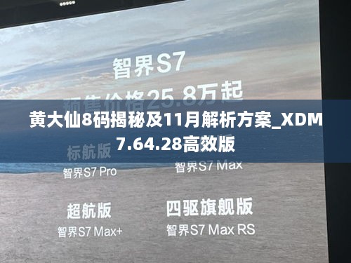 黄大仙8码揭秘及11月解析方案_XDM7.64.28高效版