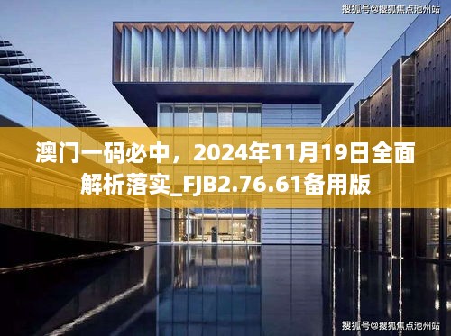 澳门一码必中，2024年11月19日全面解析落实_FJB2.76.61备用版