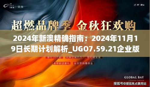 2024年新澳精确指南：2024年11月19日长期计划解析_UGO7.59.21企业版