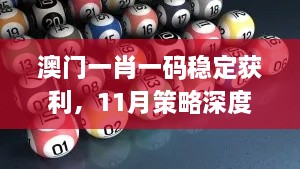 澳门一肖一码稳定获利，11月策略深度解析_WCV3.46.25内含版