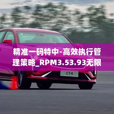 精准一码特中-高效执行管理策略_RPM3.53.93无限版