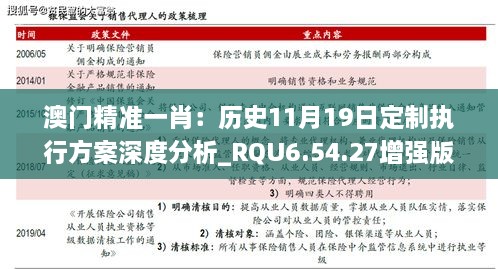 澳门精准一肖：历史11月19日定制执行方案深度分析_RQU6.54.27增强版