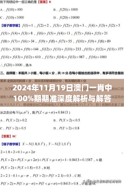 2024年11月19日澳门一肖中100%期期准深度解析与解答方案_NNB2.31.46习惯版