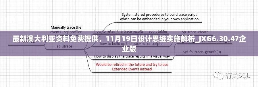 最新澳大利亚资料免费提供，11月19日设计思维实施解析_JXG6.30.47企业版