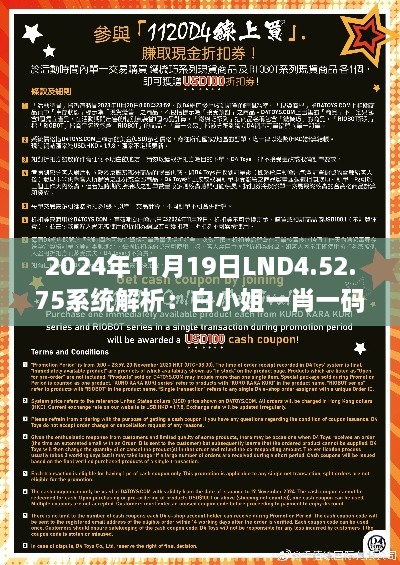 2024年11月19日LND4.52.75系统解析：白小姐一肖一码完全准确