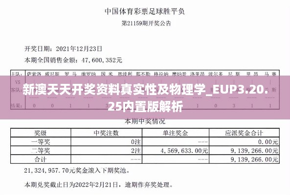 新澳天天开奖资料真实性及物理学_EUP3.20.25内置版解析