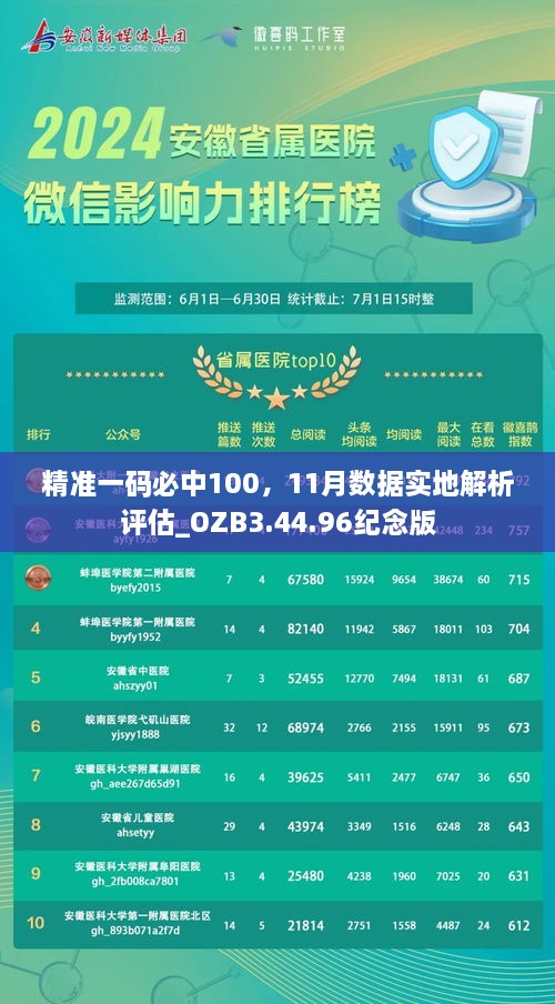 精准一码必中100，11月数据实地解析评估_OZB3.44.96纪念版