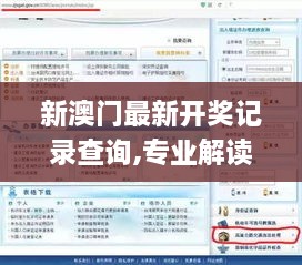 新澳门最新开奖记录查询,专业解读方案实施_XCS8.16.29试点版