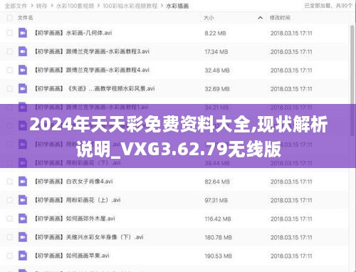 2024年天天彩免费资料大全,现状解析说明_VXG3.62.79无线版