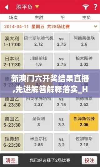 新澳门六开奖结果直播,先进解答解释落实_HPW9.53.95风尚版