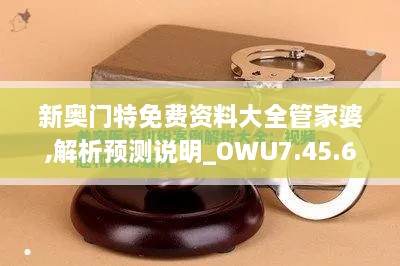 新奥门特免费资料大全管家婆,解析预测说明_OWU7.45.67真实版