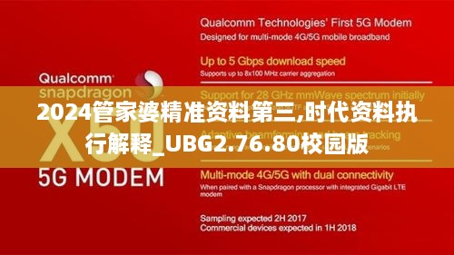 2024管家婆精准资料第三,时代资料执行解释_UBG2.76.80校园版