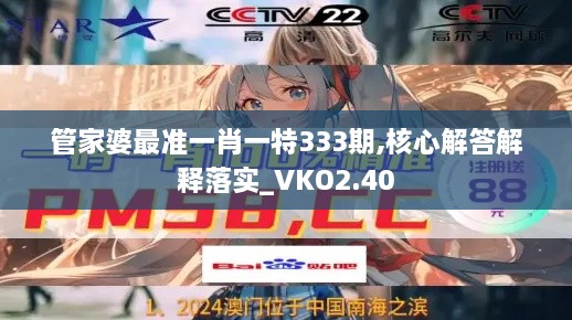 管家婆最准一肖一特333期,核心解答解释落实_VKO2.40