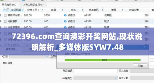 72396.cσm查询澳彩开奖网站,现状说明解析_多媒体版SYW7.48