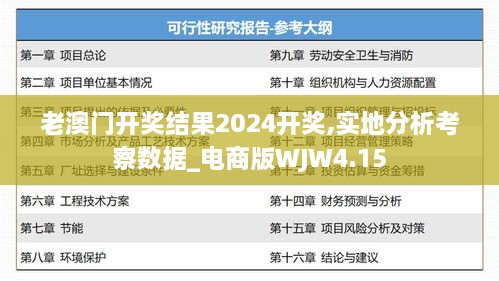 老澳门开奖结果2024开奖,实地分析考察数据_电商版WJW4.15