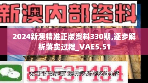 2024新澳精准正版资料330期,逐步解析落实过程_VAE5.51