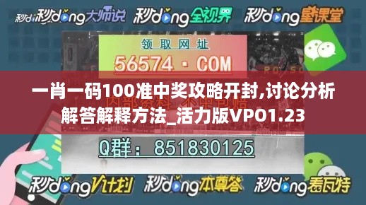 一肖一码100准中奖攻略开封,讨论分析解答解释方法_活力版VPO1.23