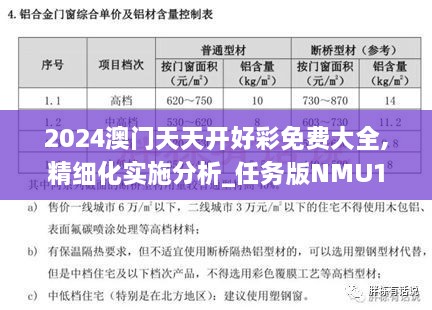 2024澳门天天开好彩免费大全,精细化实施分析_任务版NMU1.30